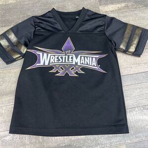 WWE WrestleMania Superstars XXX 30 Black Jersey Kids Boys Youth.